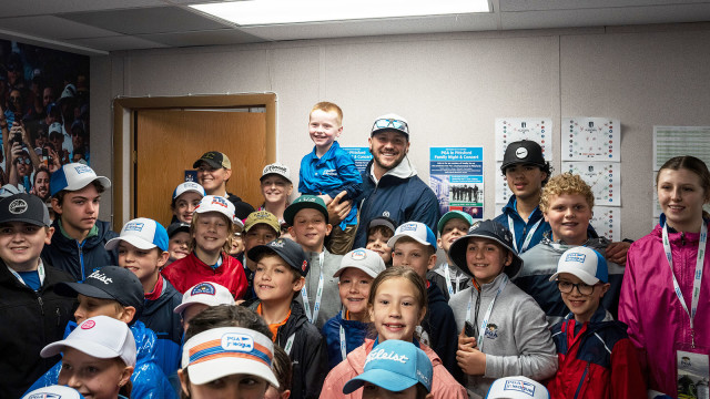 Josh Allen Surprises Kids at PGA Jr. League Day