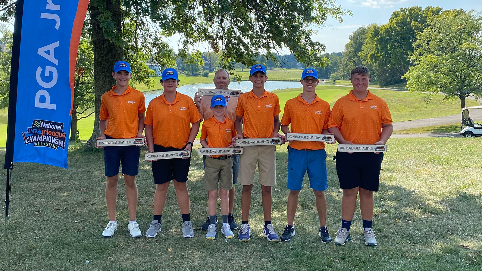 The 17u Champions at the National Car Rental PGA Jr. League Regional at Oxmoor Country Club in Louisville, Kentucky, the Louisville Stars All-Stars.