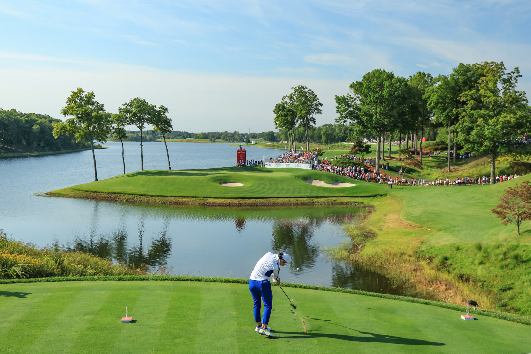 Carlota Ciganda at No. 11. (David Cannon/Getty Images)