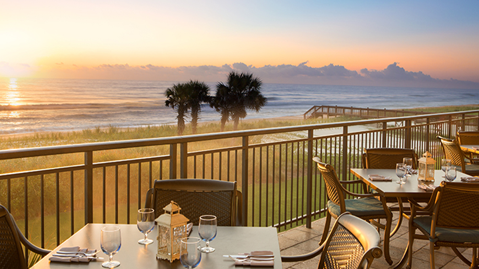 The view from The Atlantic Grill (Photo courtesy of HammockBeach.com)