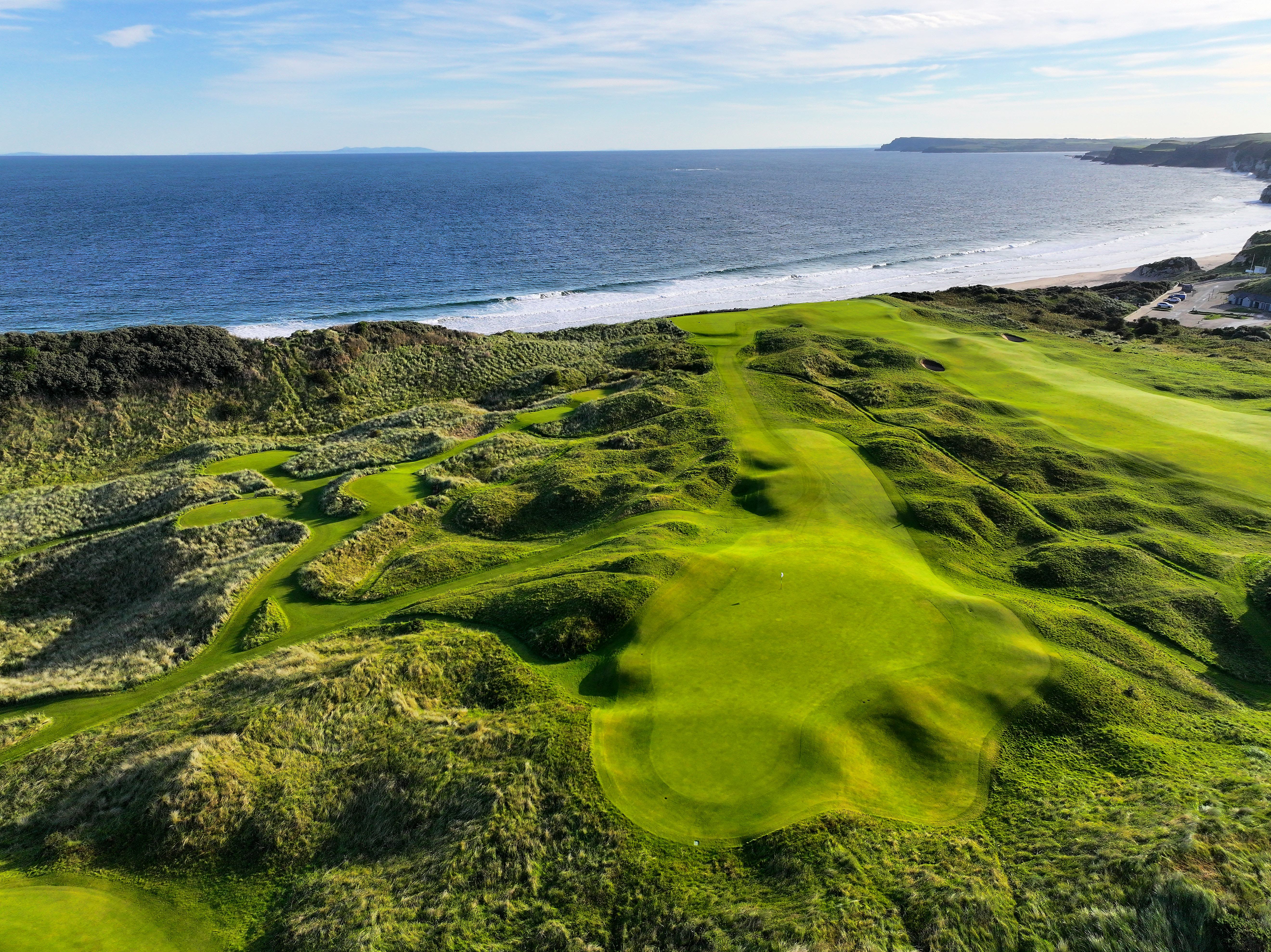 The par-3 6th hole at Royal Portrush.