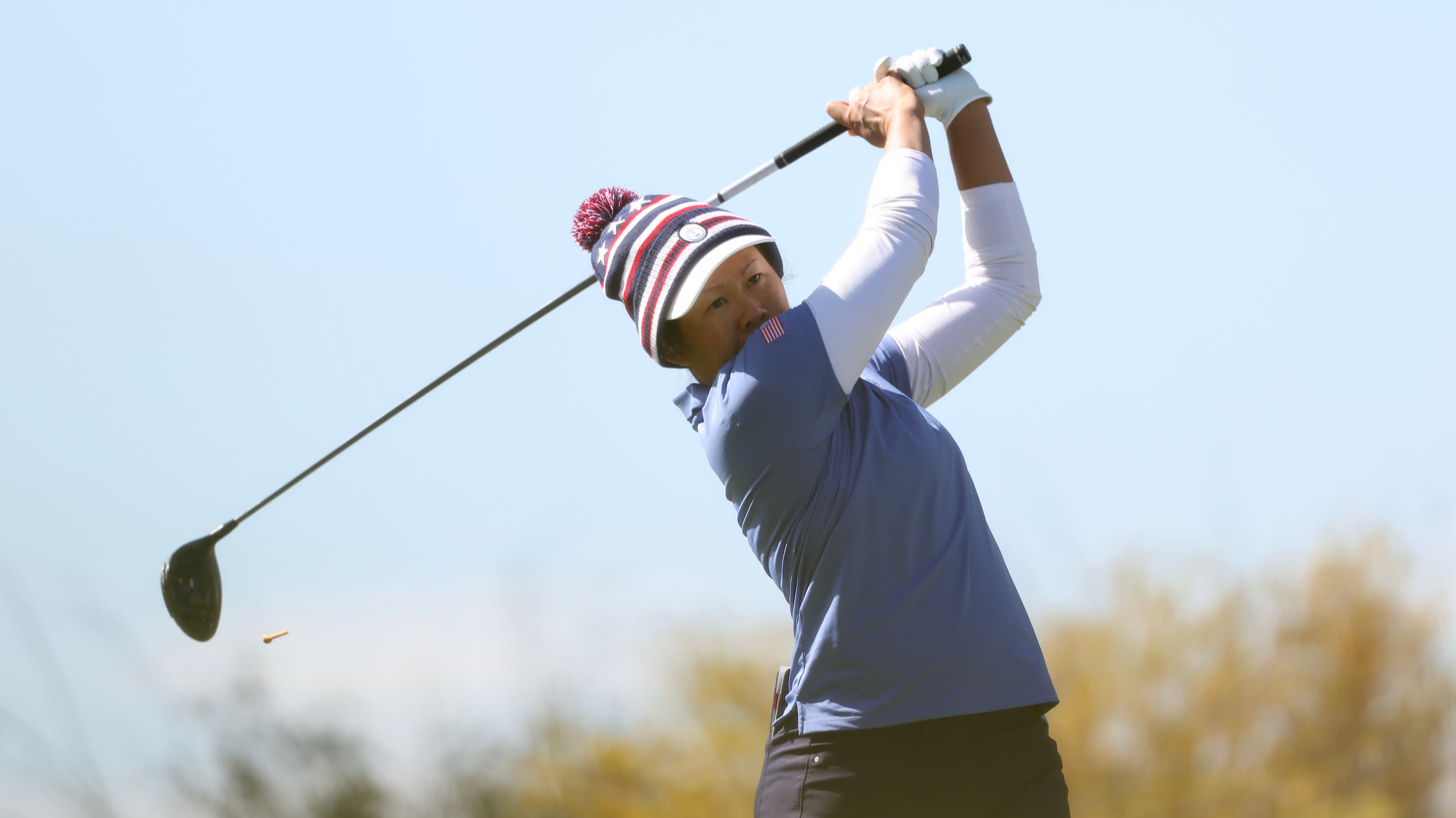 Sandra Changkija during Day 2 of the Women's PGA Cup.