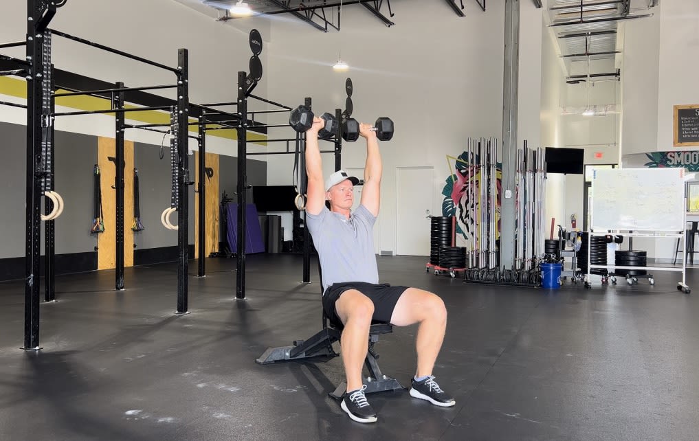 Two Dumbbell Ground to Overhead 