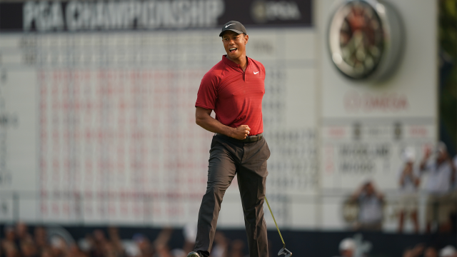 Relive Tiger's Epic Shots at the PGA Championship 