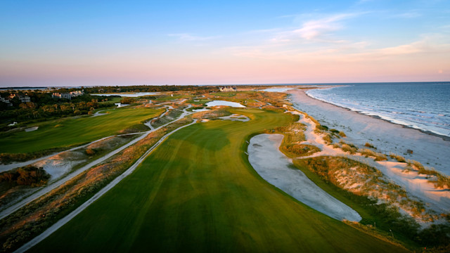 The 16th hole of The Ocean Course at Kiawah Island Golf Resort.