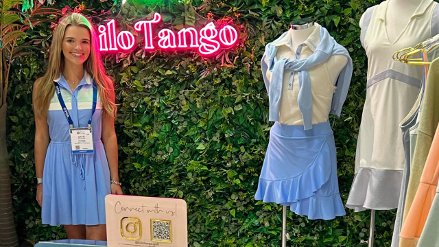 Katie McCarthy founded Kilo Tango in 2021 with the intent to provide women clothing that goes from the "Course to Cocktails."