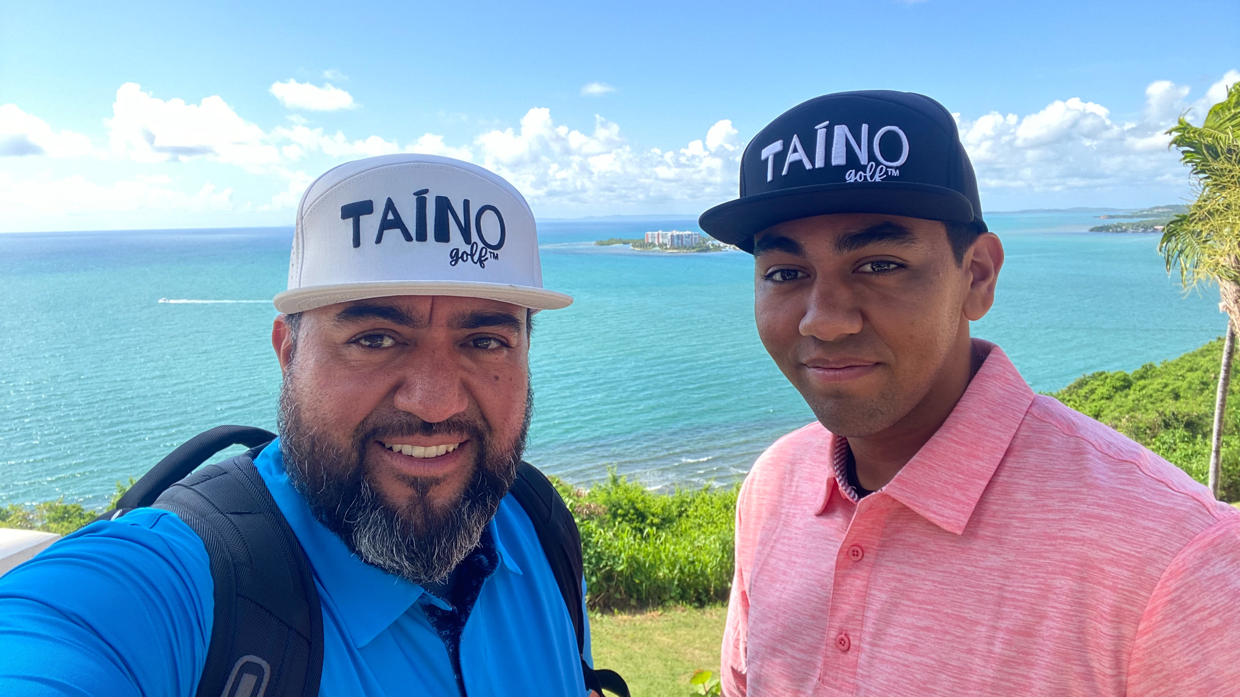 Ricky and Emil Collado are behind Taino Golf.