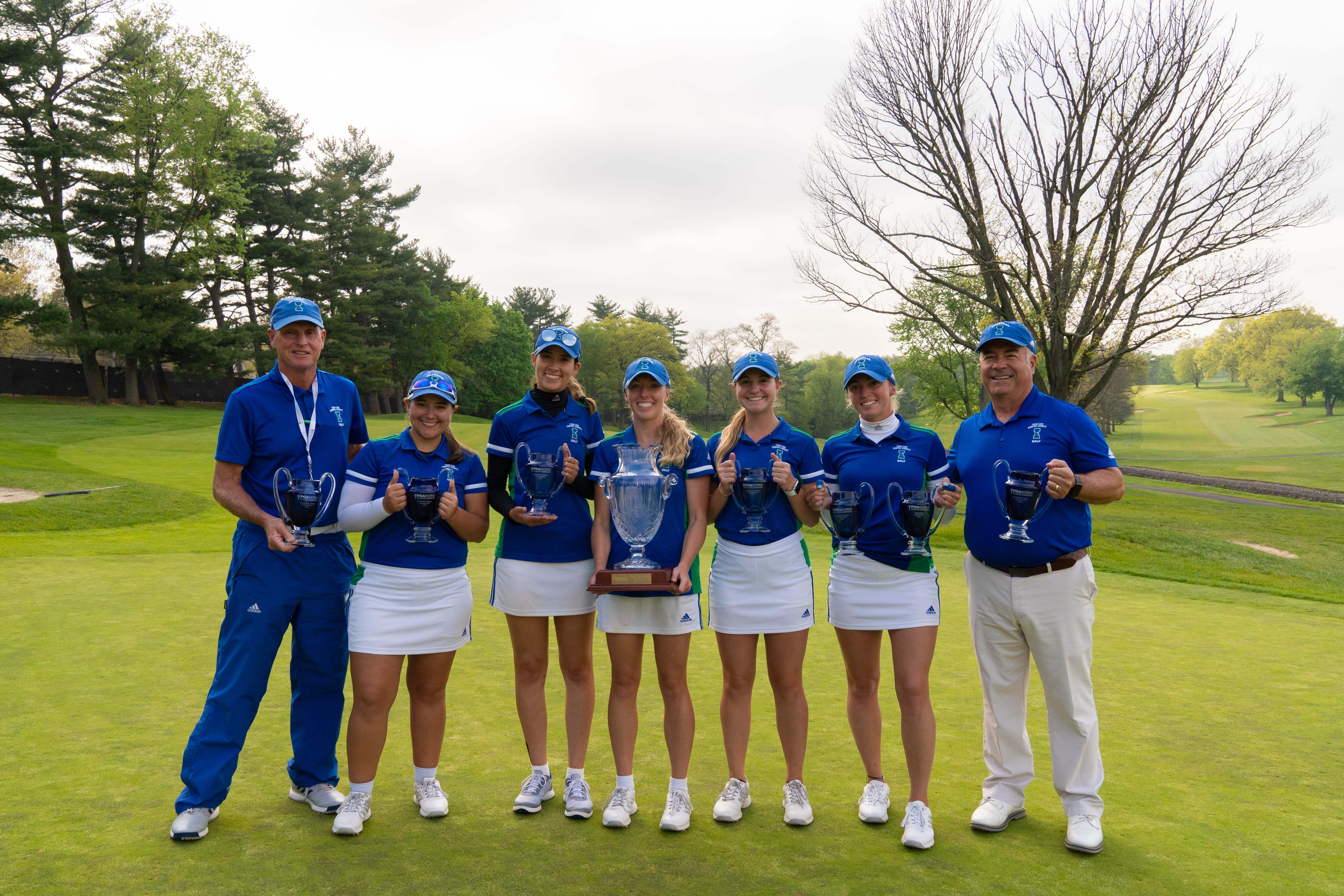 The Texas A&M - Corpus Christi women's golf team at the 2022 PGA WORKS Collegiate Championship.