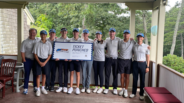 Team Connecticut following their win at the PGA Jr. League Regional competition at Cranberry Valley Golf Course on Sept. 20, 2026