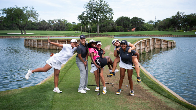 Alabama State University during a practice round of the 2024 PGA WORKS Collegiate Championship at TPC Sawgrass