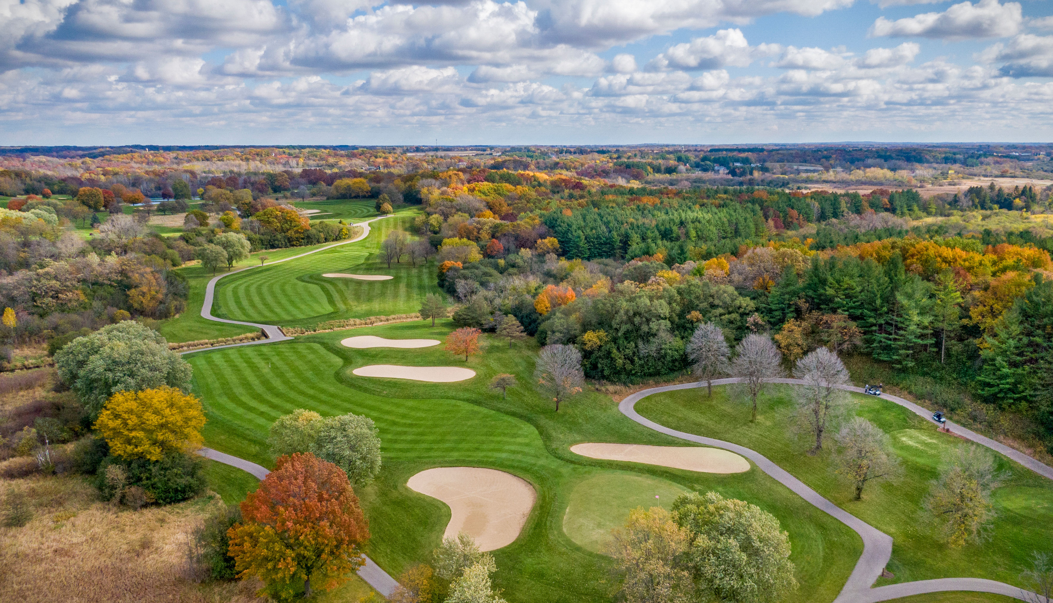 The 15th and 16th holes on The Brute.