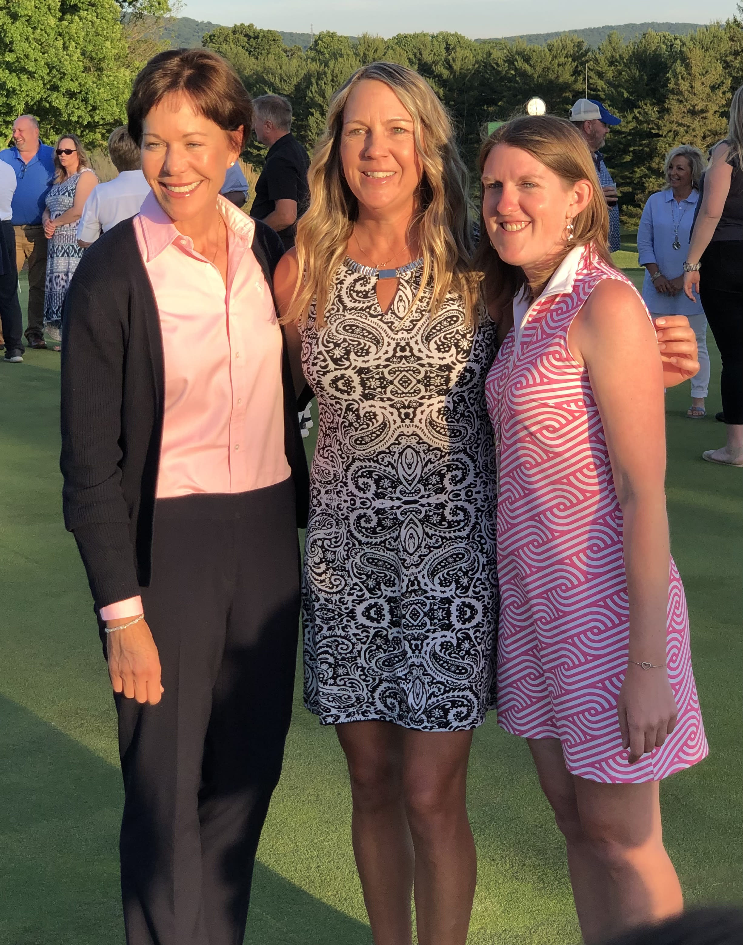 Ashley and Andrea with PGA Past President Suzy Whaley.