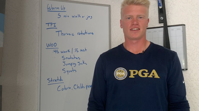 PGA Coach Thor Parrish's Tips for Staying Fit at Home