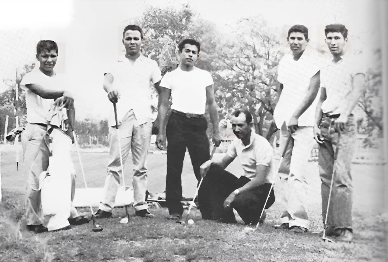 The original members of the San Felipe High School Mustangs' golf team, an inspiring group who changed the game for so many.