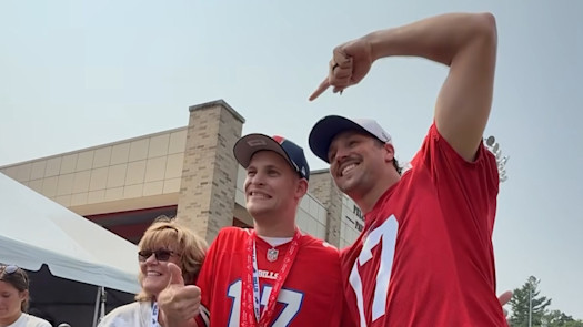 image for Josh Allen Surprises Special Olympics Athlete With Ryder Cup Tickets