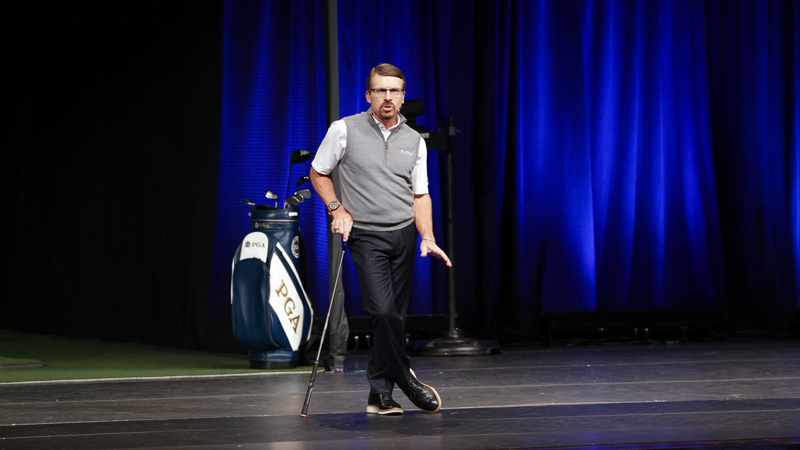 Todd Sones, PGA speaks during the Teaching & Coaching Summit at the 2023 PGA Show at Orange County Convention Center on Sunday, January 22, 2023 in Orlando, Florida. (Photo by Gary Bogdon/PGA of America)