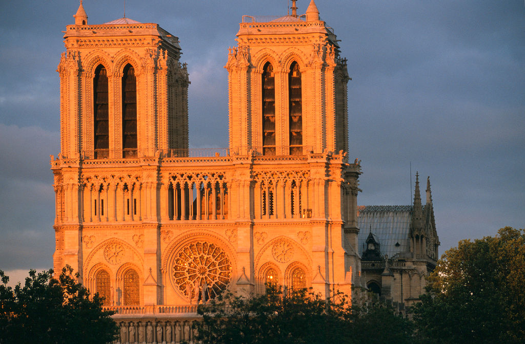 Notre Dame Cathedral in Paris.
