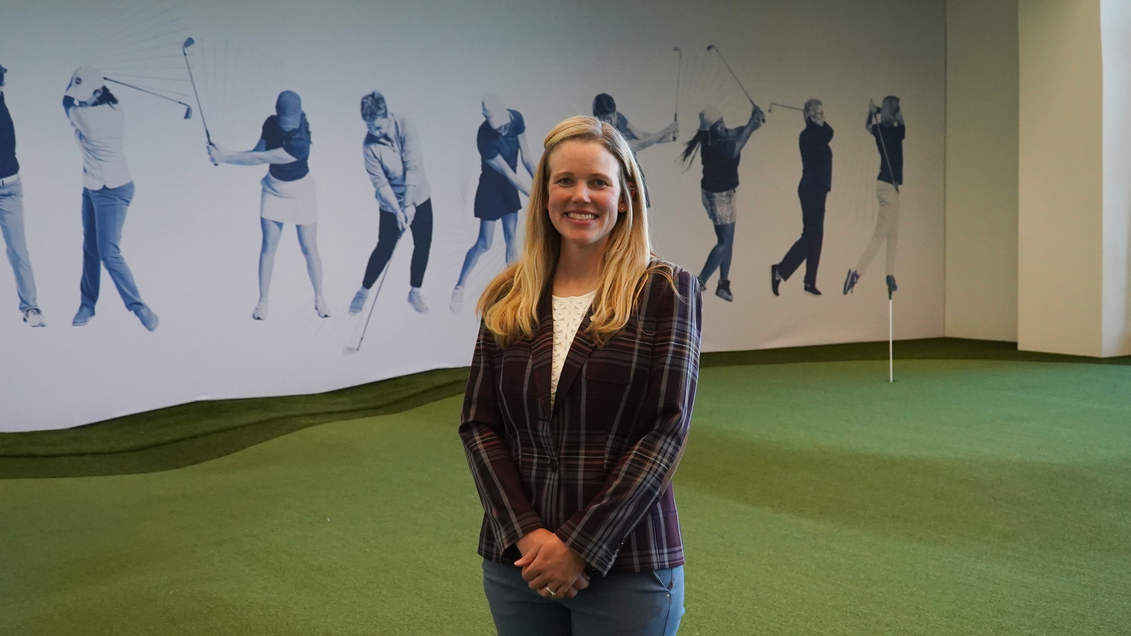 Robyn Lorain at the Home of the PGA of America in Frisco, Texas.