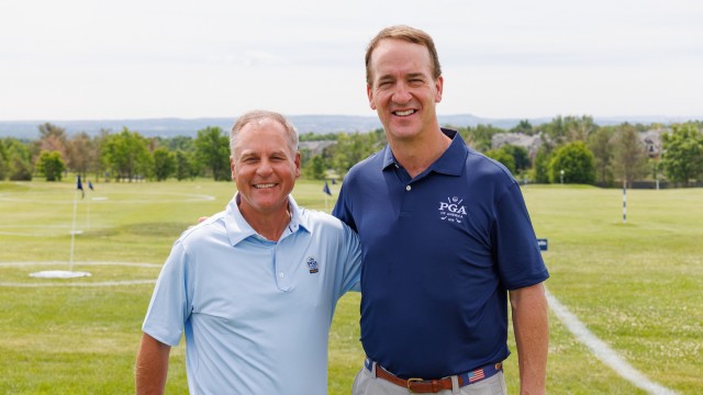 Watch Peyton Manning and Tony Pancake, PGA, Go Head-To-Head in 18 FORE 18