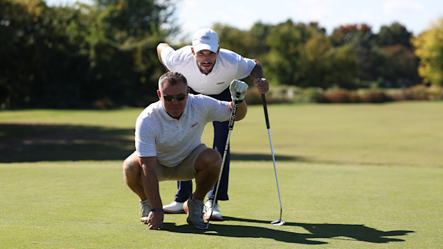 Troy Brin and Colton Hensley at the East Potomac Golf Links on October 14, 2022 in Washington, DC. (Photo by Scott Taetsch/PGA of America)