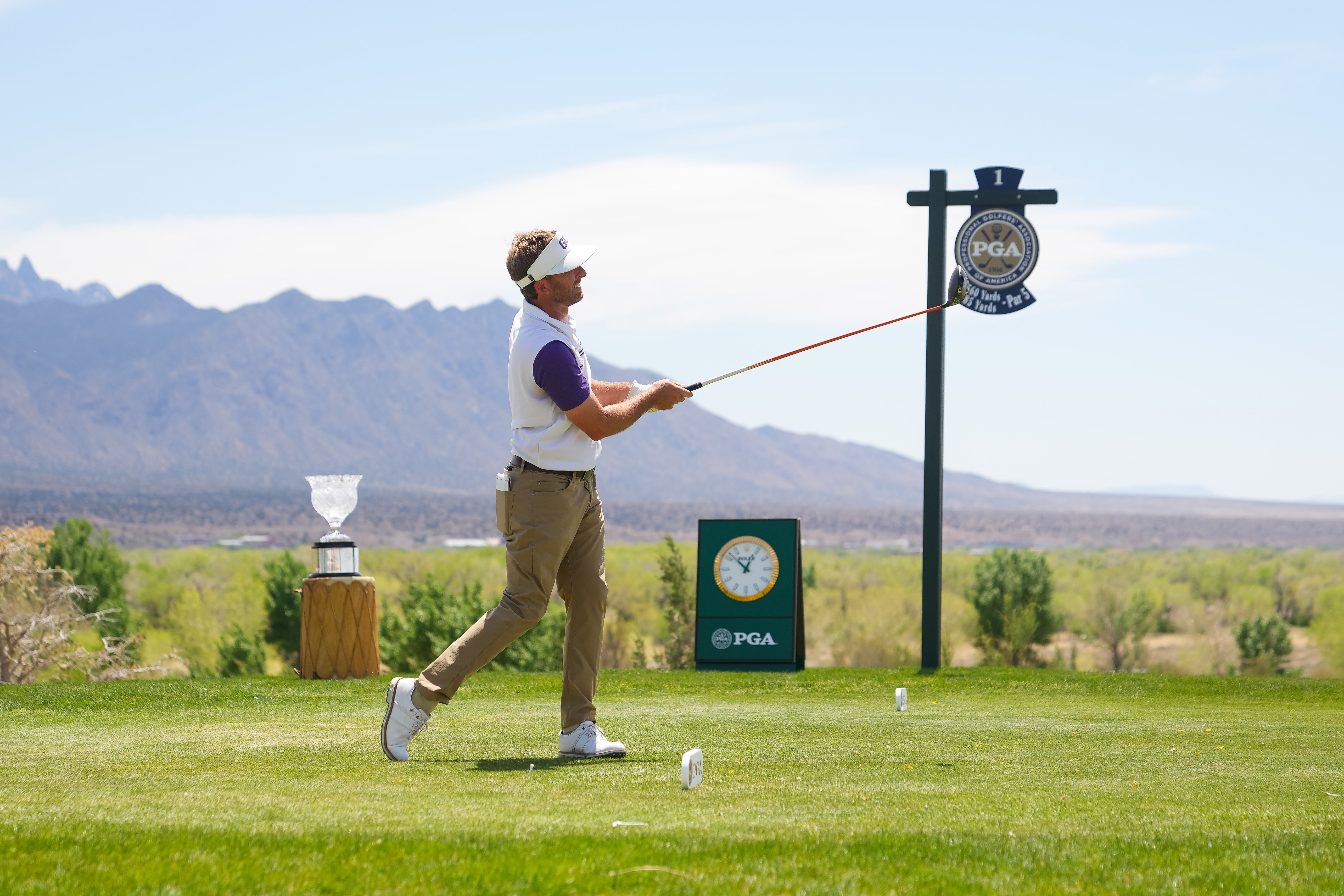 Defending PGA Professional Champion Jesse Mueller. (Darren Carroll/PGA of America)