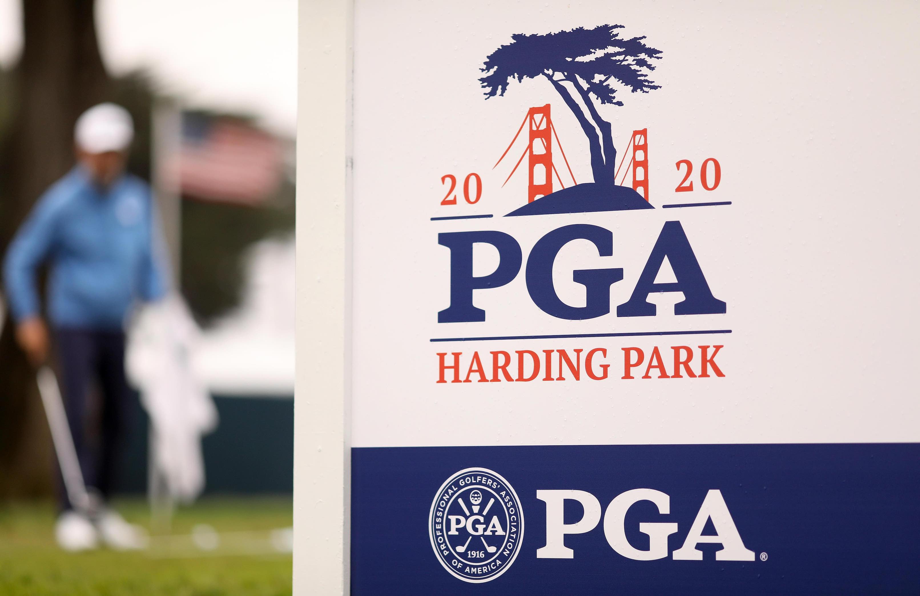 PGA Championship 2020 Logo Sign - PGA Leaderboard