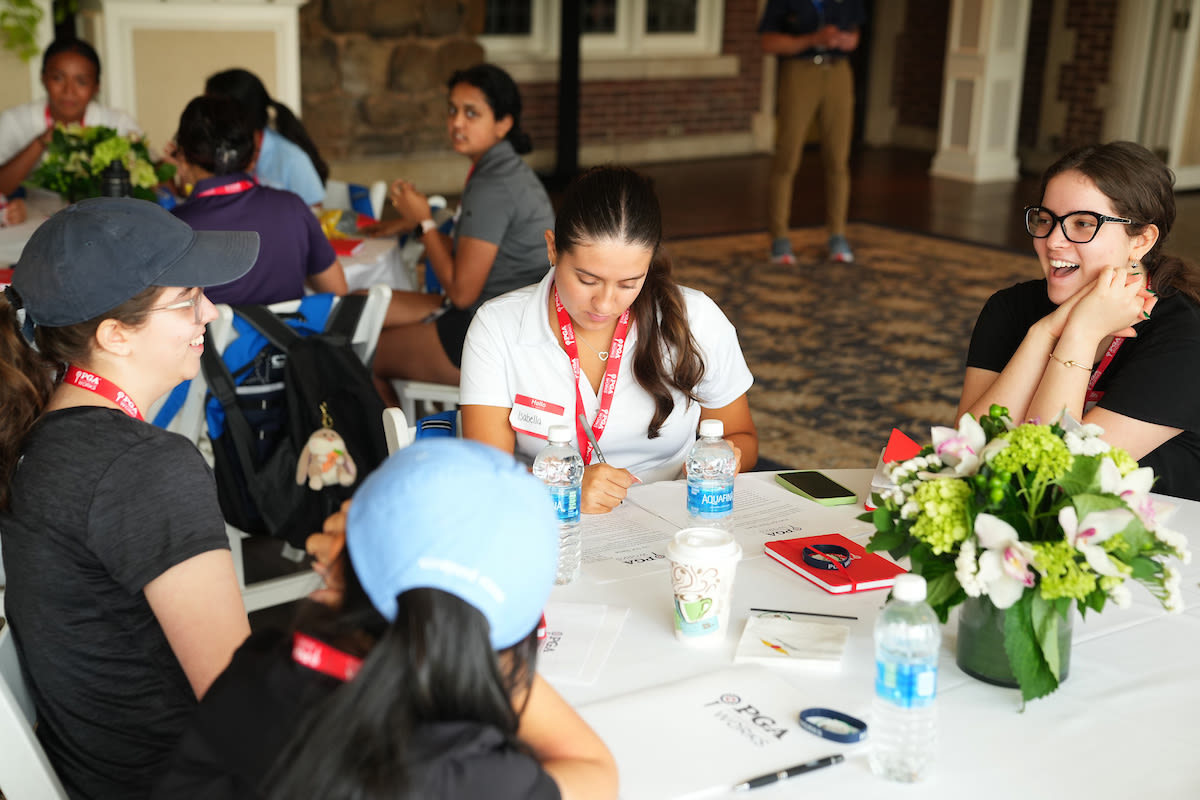 Attendees during a Beyond the Green event before the KPMG Women's PGA Championship at Baltusrol Golf Club on Monday, June 19, 2023 in Springfield, New Jersey. (Photo by Darren Carroll/PGA of America)