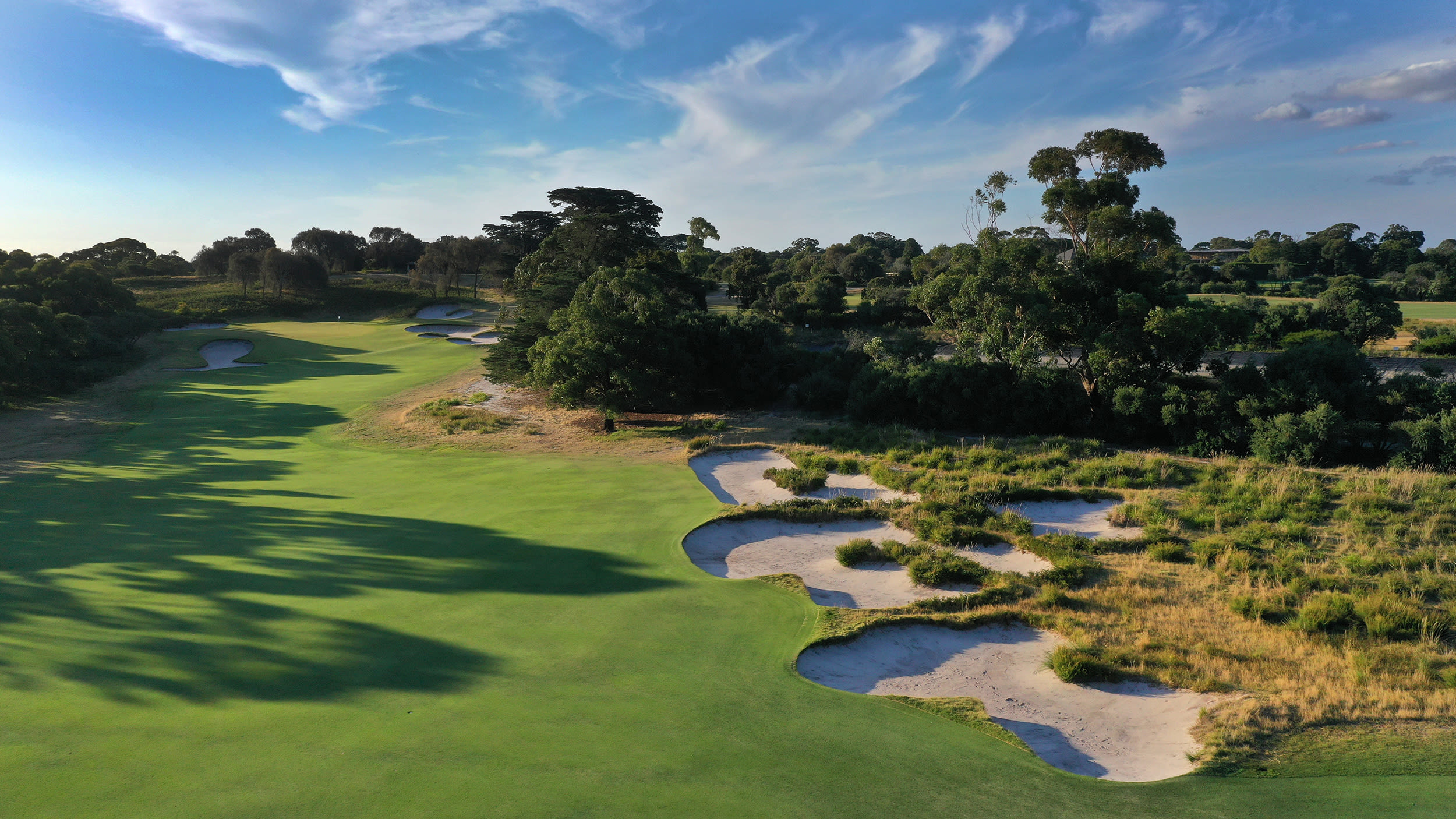 The sixth at Royal Melbourne. (Photo by Gary Lisbon)