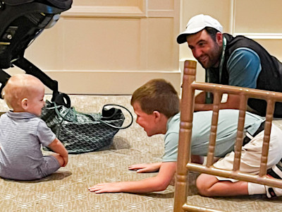 Scottie Scheffler Shows Off Ultimate Dad Life Moment in Heartwarming Photo