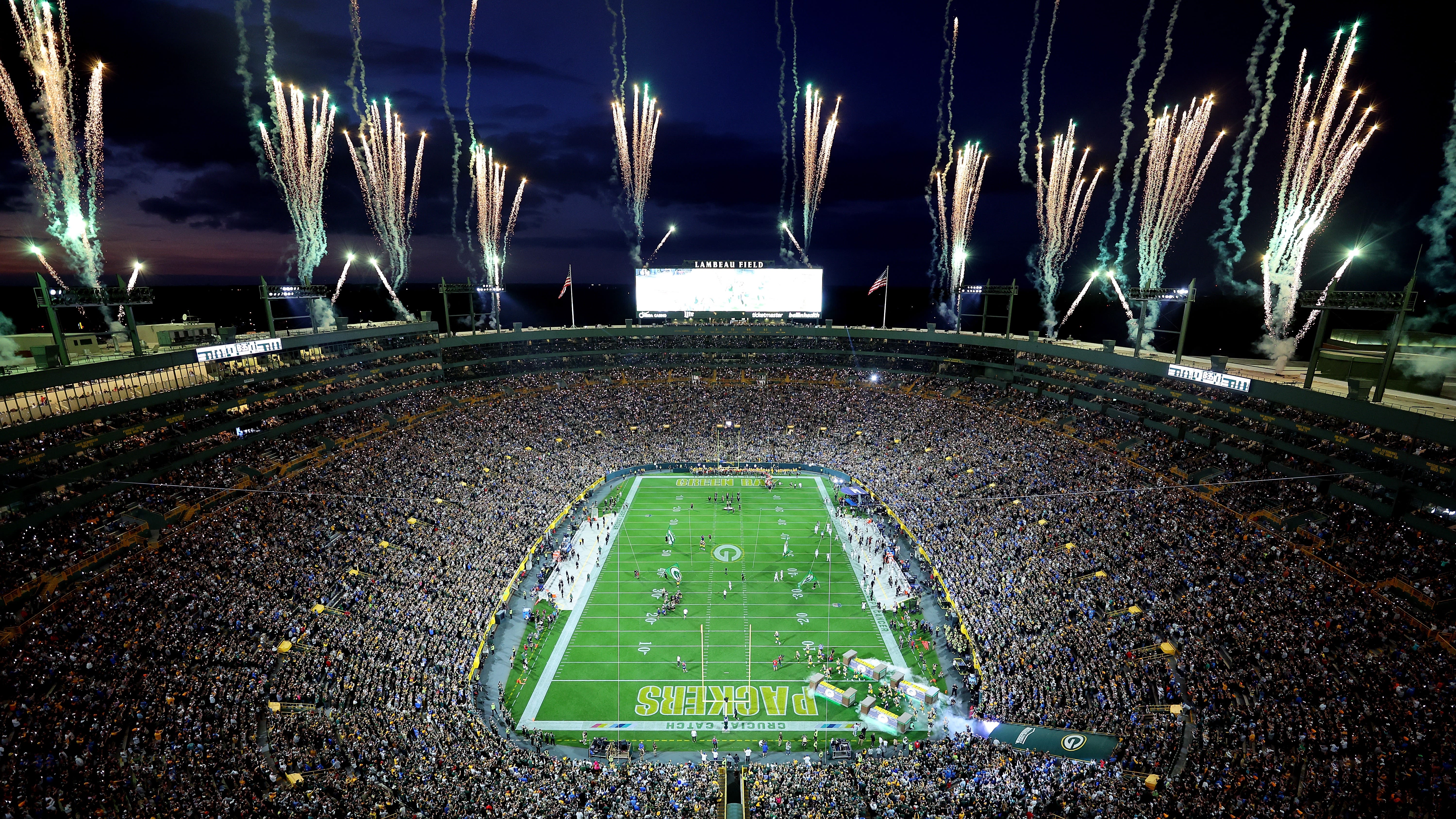 Iconic Lambeau Field in Green Bay, Wisconsin. (Getty Images)