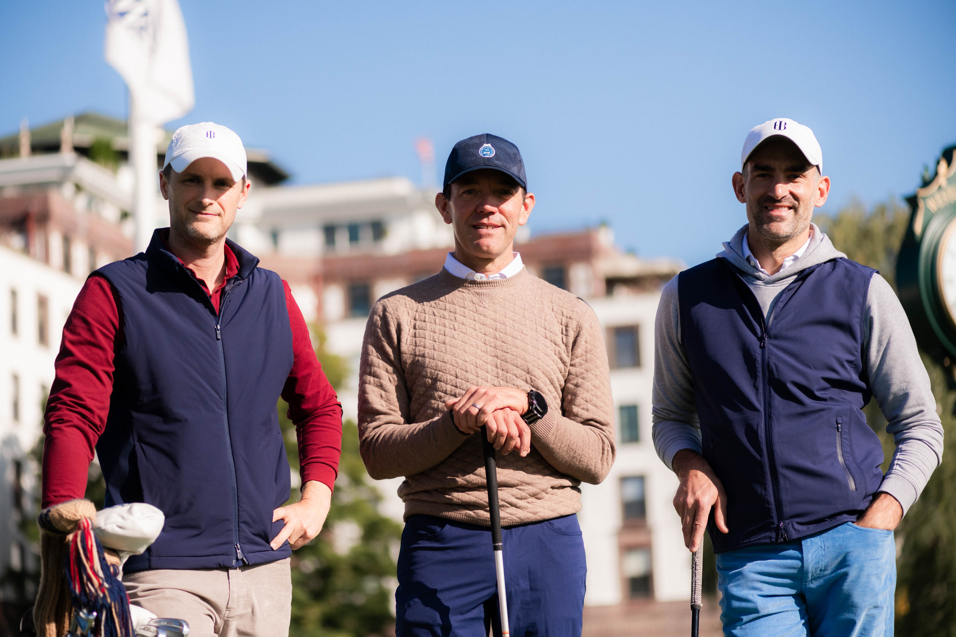 Holderness and Bourne value their strong relationships with golf apparel experts, like PGA of America Golf Professional Ben Hoffhine of Westchester Country Club.