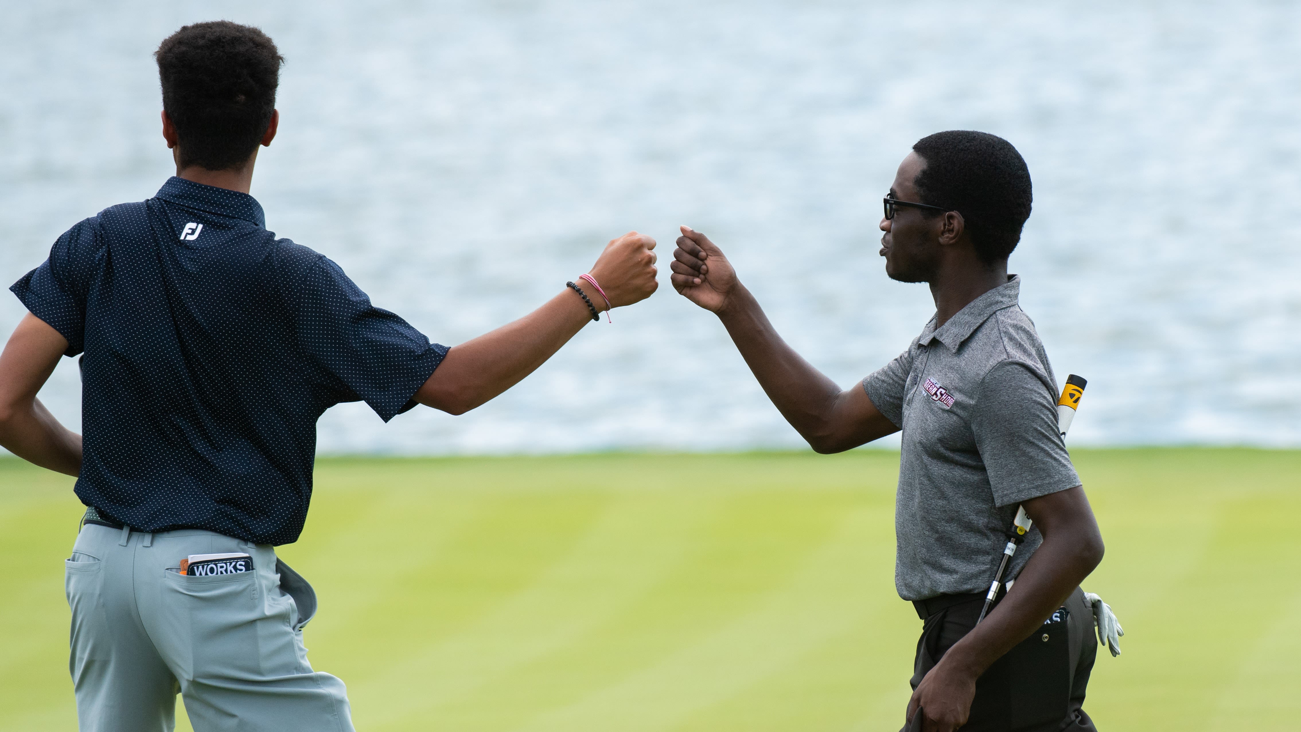 Langston Frazier (right) is one of 15 PGA Members selected to be part of PGA LEAD's class of 2023-24.