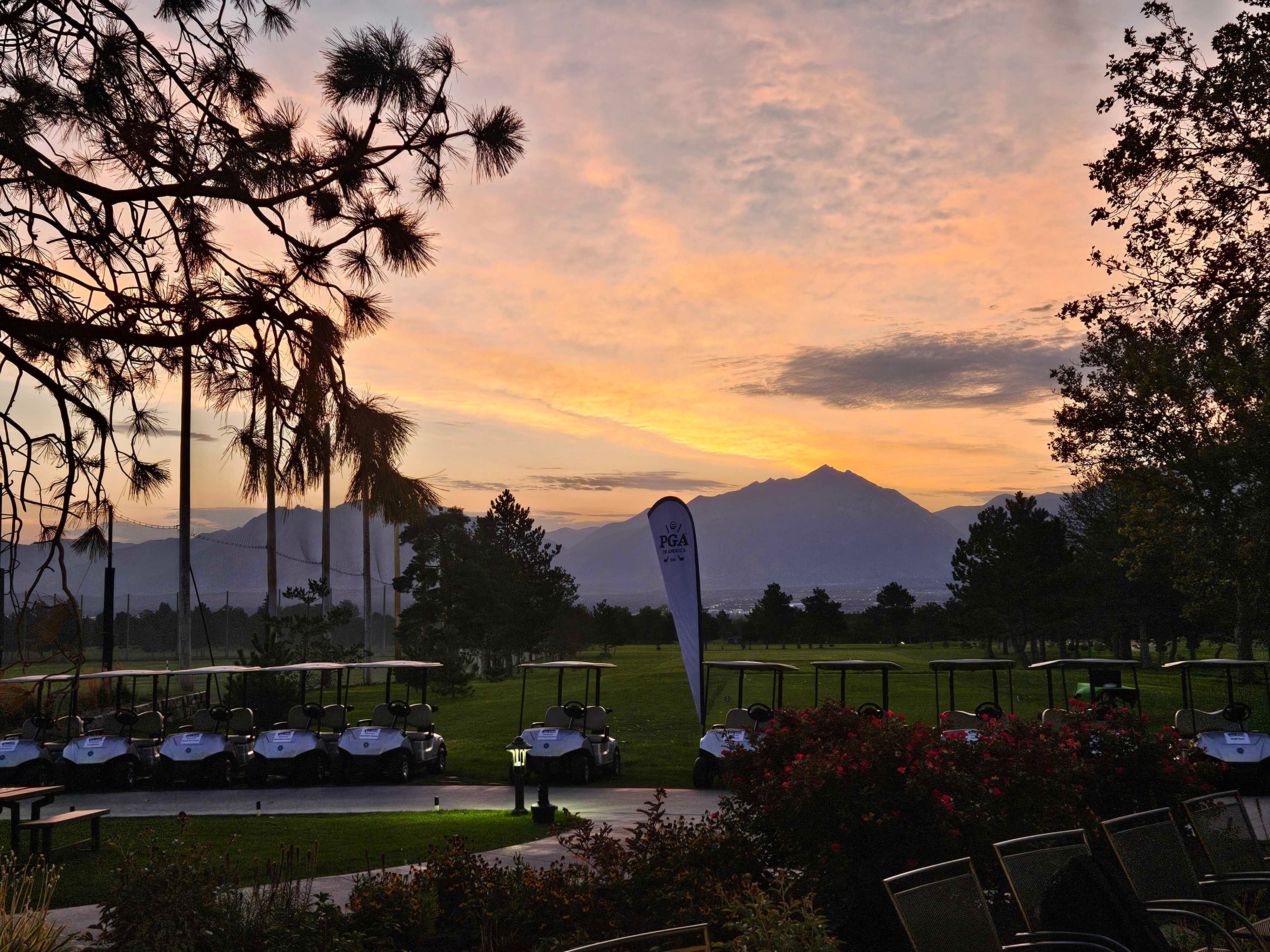 Sunrise at Glenmoor Golf Club, home of the Region 11 Championships.