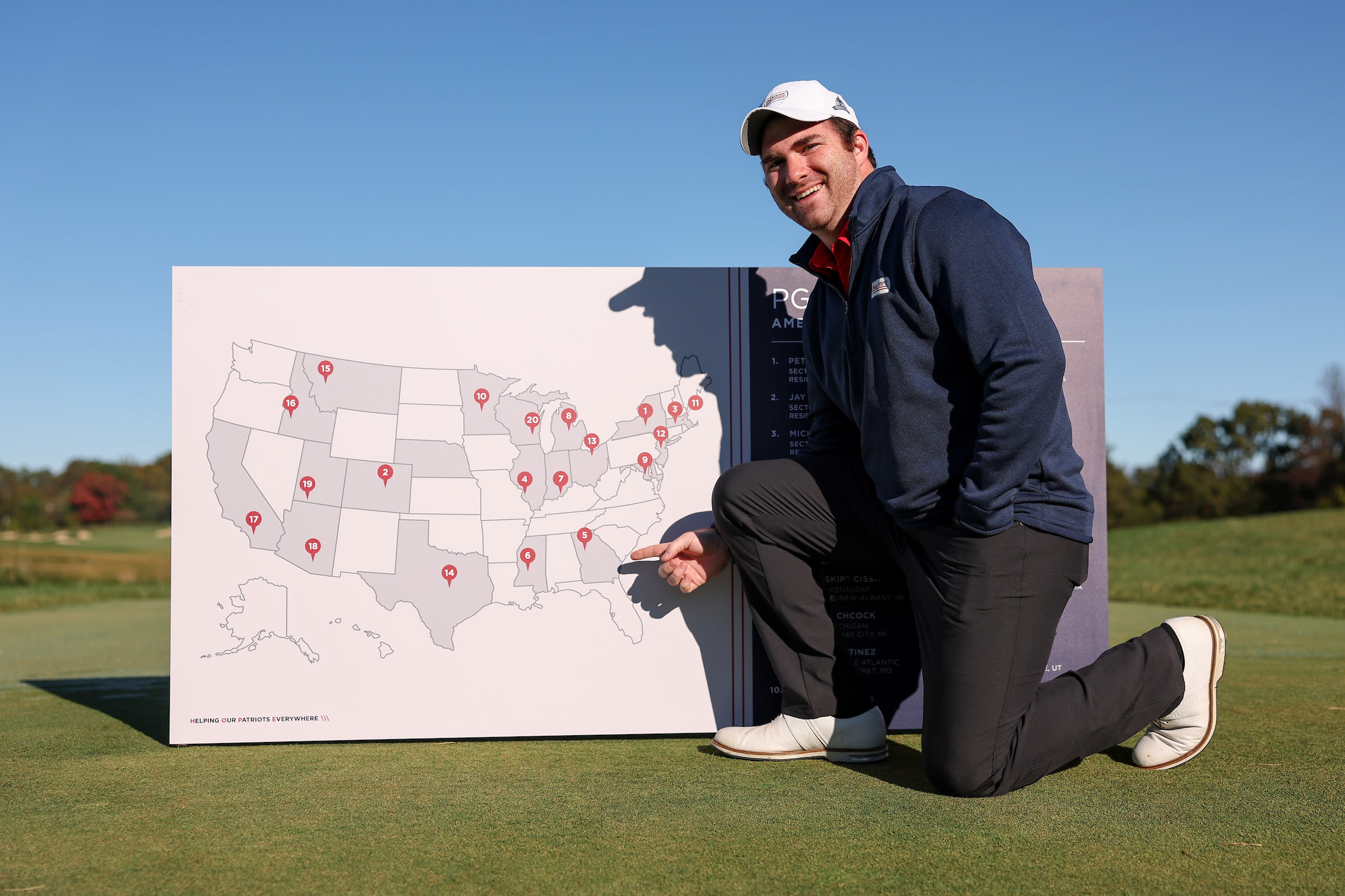 Leahey, from the Georgia PGA, during National Golf & Wellness Week.