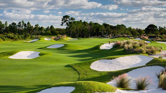 The Dye Course at PGA Golf Club is hosting this week.