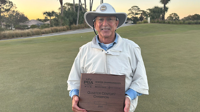 Oakley, Hickson Win PGA Quarter Century Championship; Milne Claims Half Century Championship