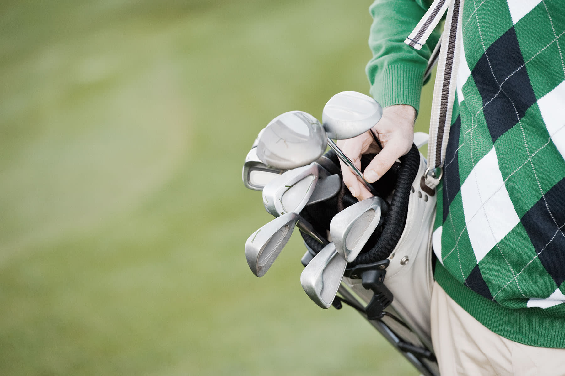 Vintage Golf Clubs And Bag High-Res Stock Photo - Getty Images