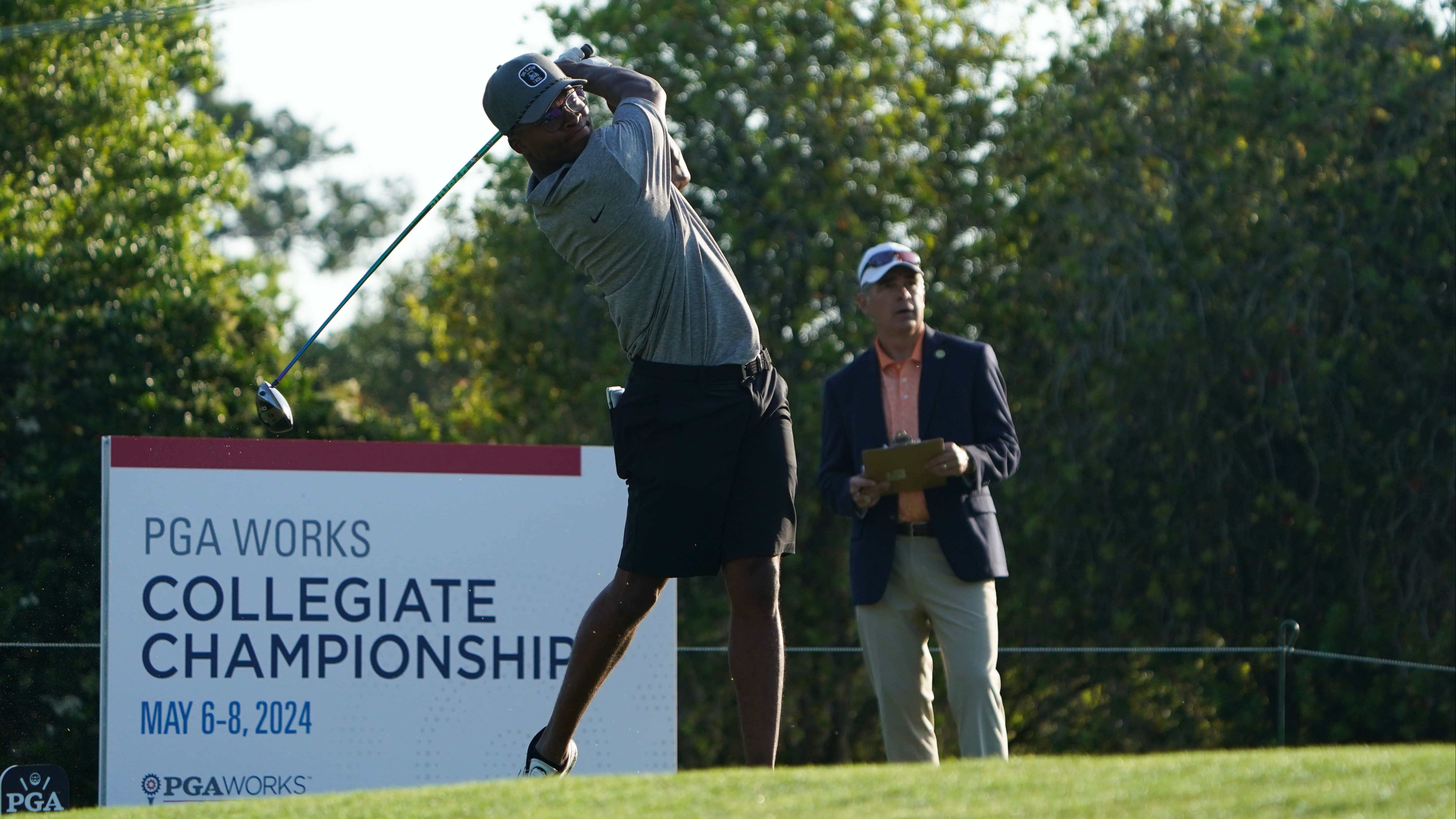 Florida A&M University's Miles Taylor during the 2024 PGA WORKS Collegiate Championship