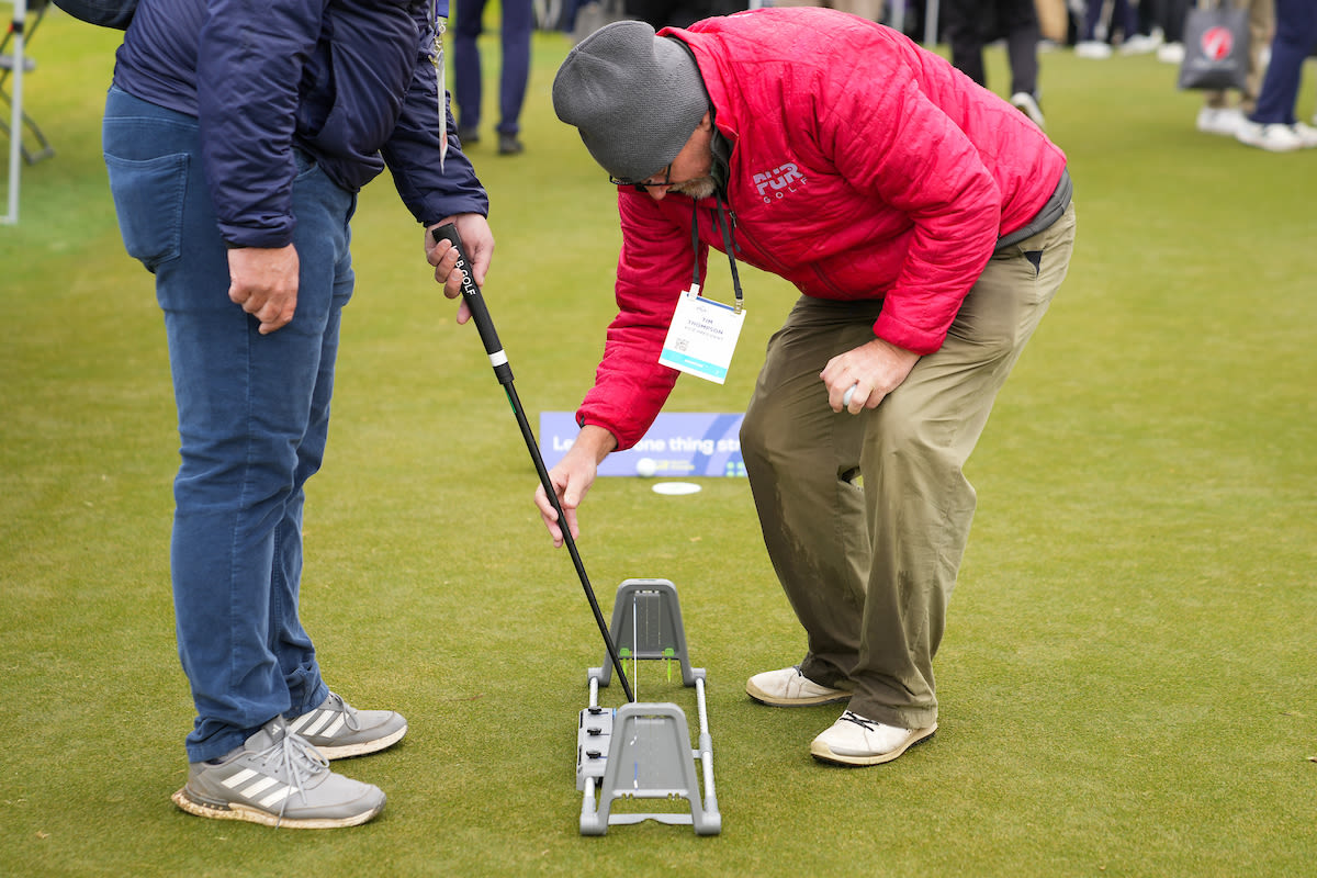 The Pur Truth Prepare putting aid was a popular item at Demo Day.