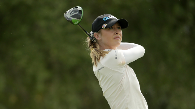 Final birdie Gives Nelly Korda a 1-shot Lead in LPGA major