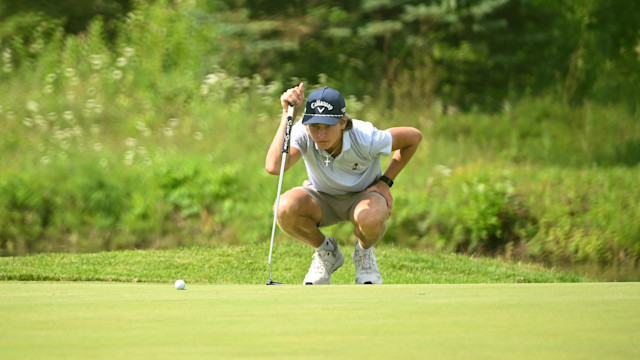 Lunden Esterline tied a course record in Round 2.