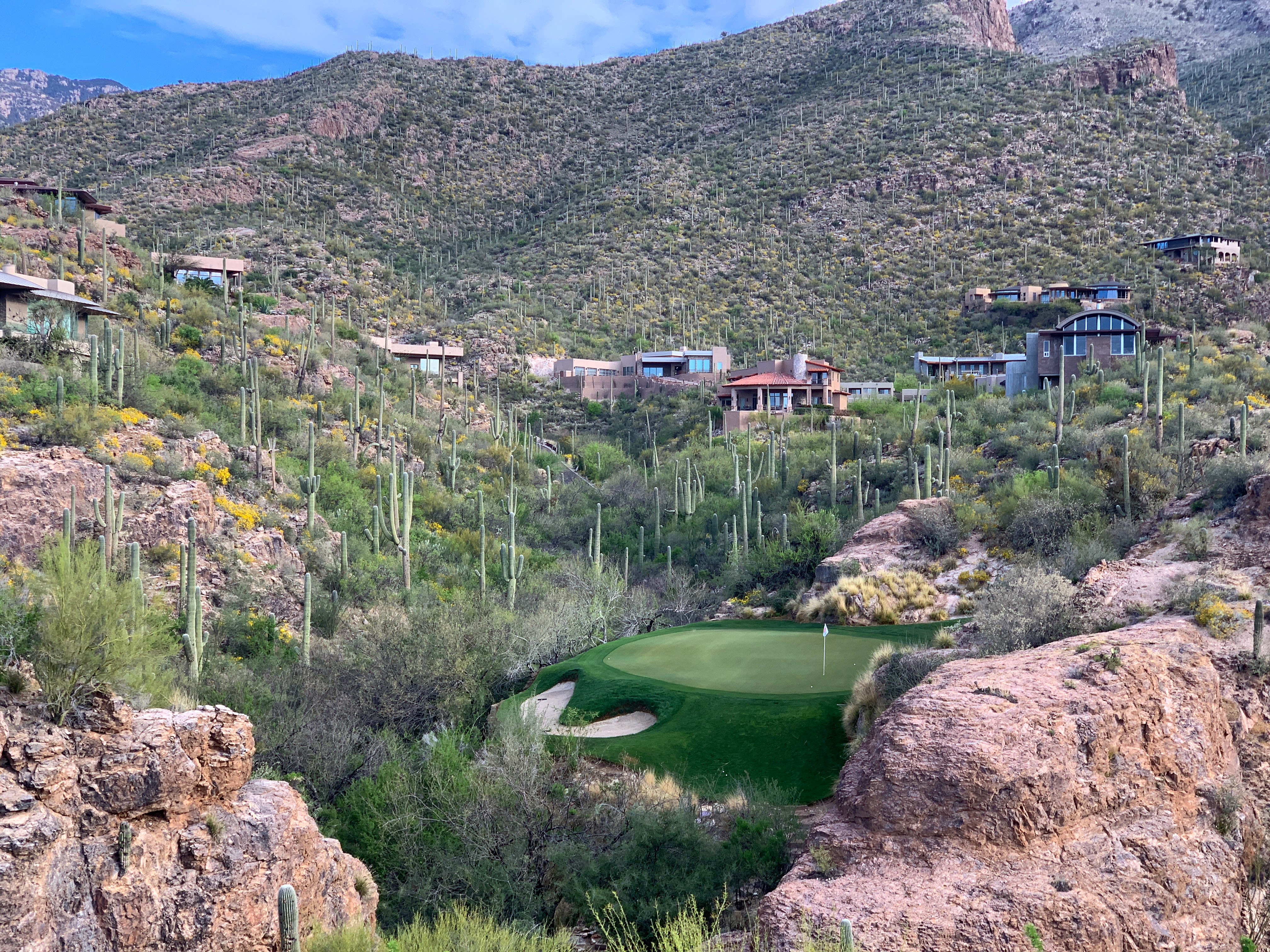 The third hole of Ventana's Mountain Course.