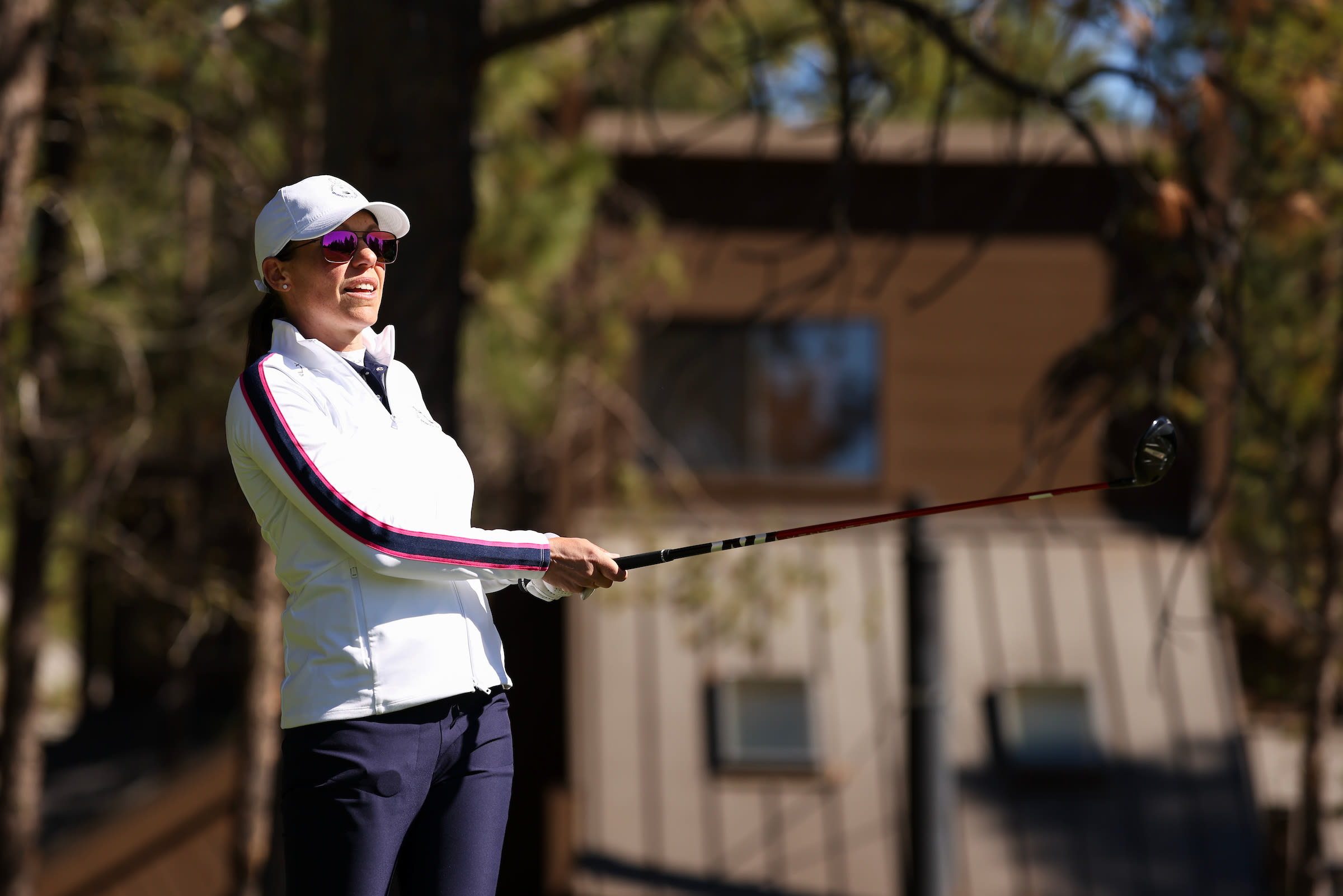 Joanna Coe leads the U.S. Team through two rounds.