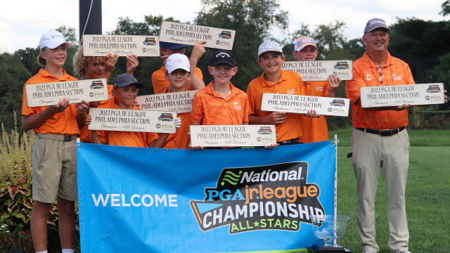 Team Delaware All-Stars celebrate their win.