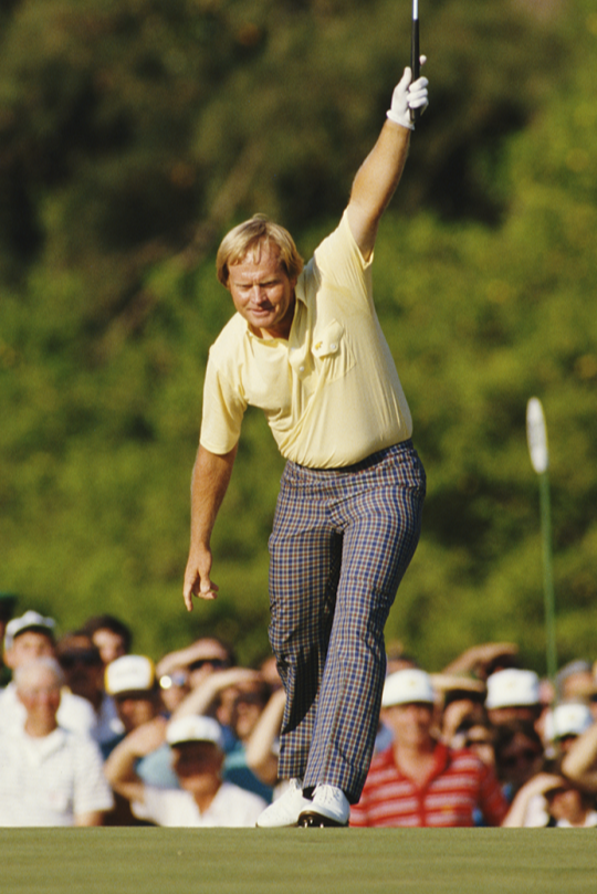 Jack Nicklaus at the 1986 Masters. (David Cannon/Getty Images)