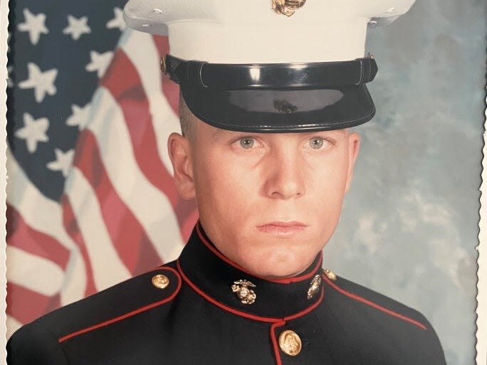Jeff Mietus, PGA during his time in the Marine Corps.