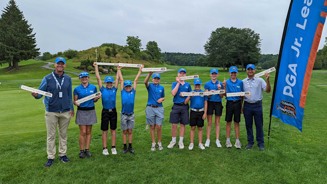 The 13u Champions at the Region 2 National Car Rental PGA Jr. League Regional Championship at Drumlins Country Club in Syracuse, NY.