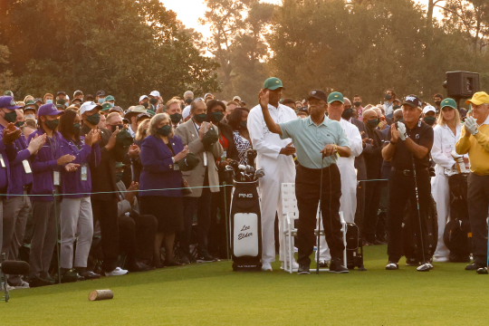 Black PGA Members Join Lee Elder for Historic Moment at Augusta National