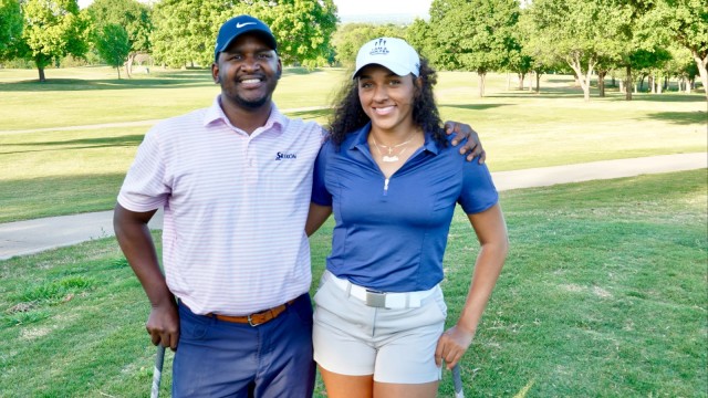 Telvin Walker and Rosa Jones. (Hayden Lewis/PGA of America)