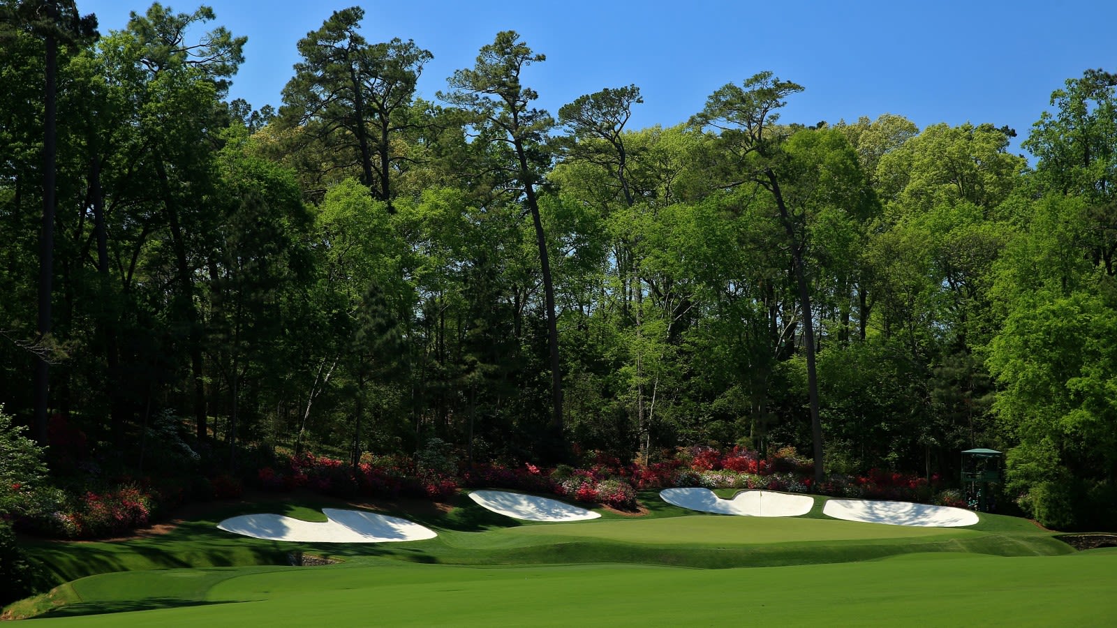 The famed 13th hole at Augusta National Golf Club. (David Cannon/Getty Images)
